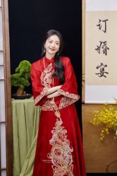 -桃子造型婚纱礼服(凤起广场店)