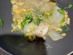 家烧小白菜笔管鱼-悦海·家宴·冰花皮皮虾大锅贴(宝龙店)