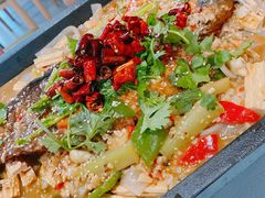 蒜香烤鱼-听涛雅苑百味饺子老家菜馆