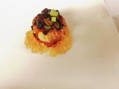 法式鹅肝酱酸樱桃和糖衣开心果-Jean Georges