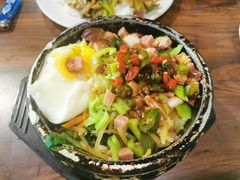 尖椒腊肉石锅-朝汉美食村(滏东总店)