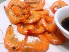 白灼基围虾-刘胖子家常菜·蹄花焖藕(中央花园店)