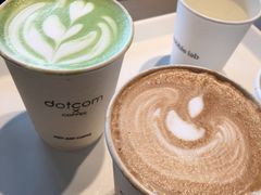 抹茶拿铁-dotcom coffee古点咖啡(致真大厦店)