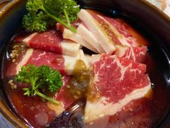 精品香翁雪花肉-草家酱蟹炭火烤肉店(珲春南路一店)