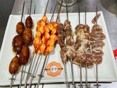 烤蝉蛹-白玉·朝鲜族烤串(南山店)