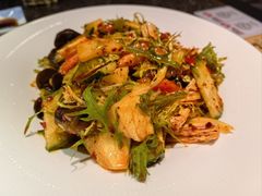韩式拌花菜-正苑26年海鲜烤肉•牛尾汤汤饭(东港店)