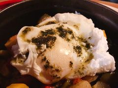 温泉蛋烩蔬菜-LA  PETANQUE(泰安路店)