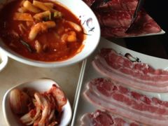 牛舌&nbsp;五花肉-郑阿姨的家·이모네·韩料&烤肉(武川路店)