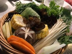 时令蔬菜拼盘-鲜潭蒸汽石锅鱼(五道口购物中心店)