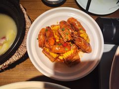 油焖金钱虾-老阿爸鲜鱼土菜(昆山花桥店)