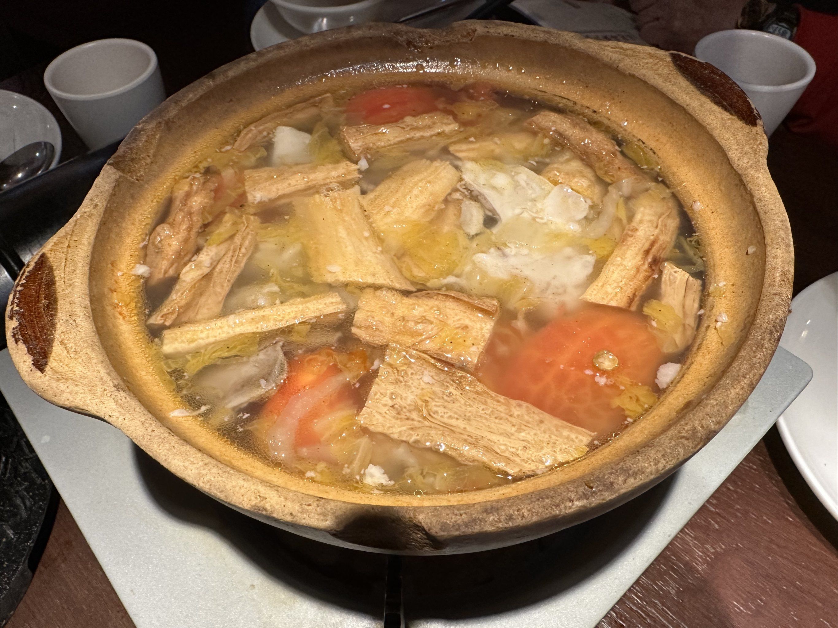 酸菜羊肉汤简直是灵魂搭配