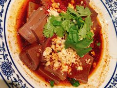 辣子蒜羊血-汉唐宴长安食府