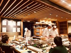 自助取餐区-築地青空三代目(銀座三越店)