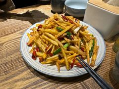 干煸藕丝-静一餐厅·湖北菜(前门店)
