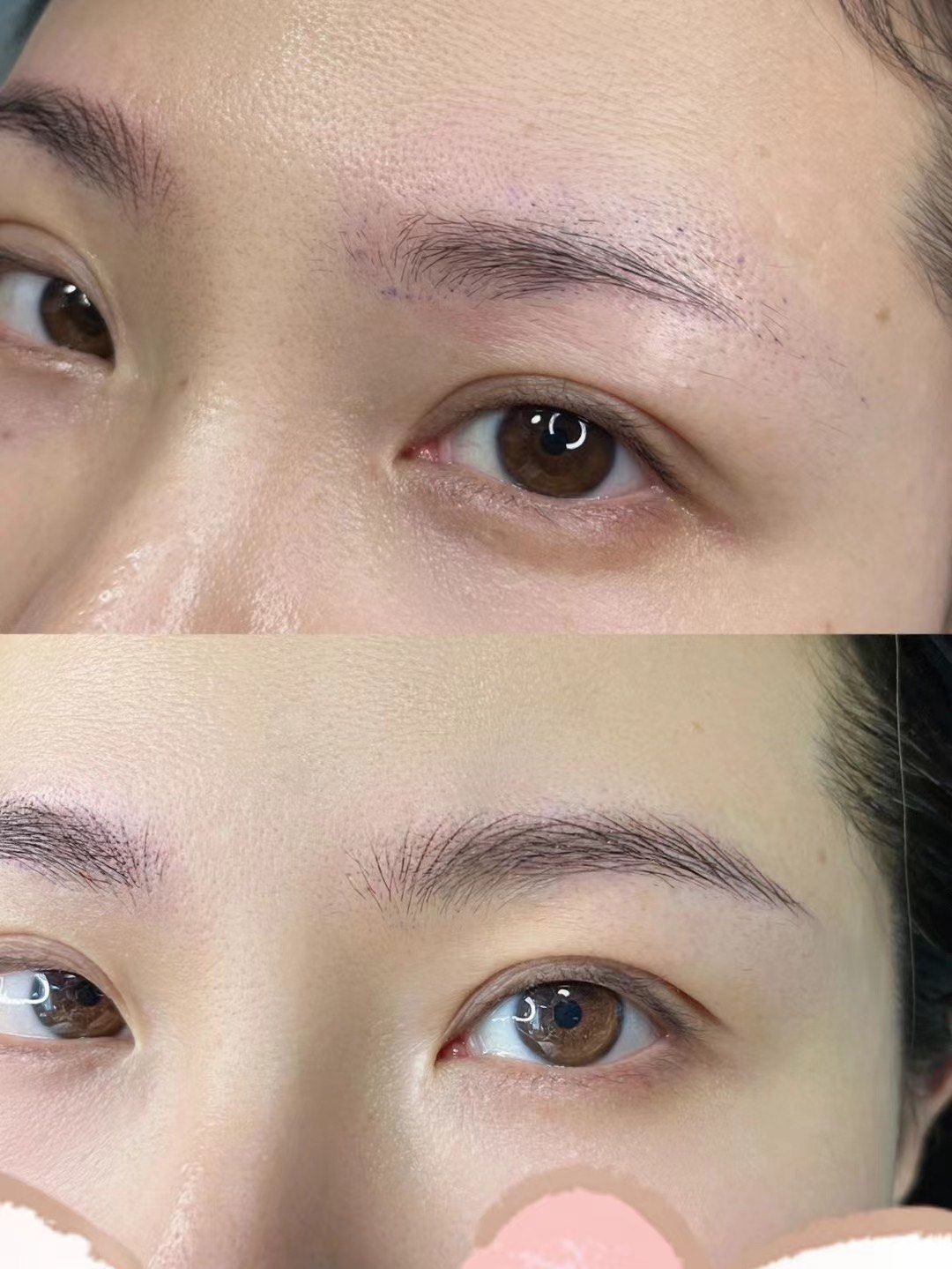 做完这个眉毛已经安利身边好几个朋友去做了#眉毛稀疏 #眉毛 #今天你