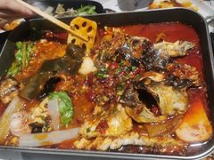荔枝香辣清江鱼-鱼酷活鱼烤鱼(北美店)
