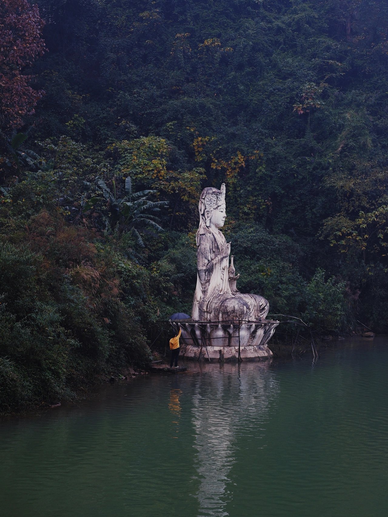 合川海佛寺水观音图片