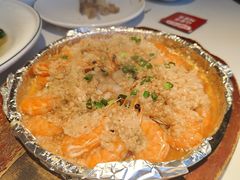 铁板蒜蓉虾-老阿爸鲜鱼土菜(园区永旺店)