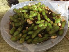 凉拌毛豆-十里铺铁板鱿鱼