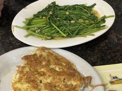 清炒空心菜-适口餐厅砂锅粥(公信路总店)