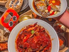-草家酱蟹炭火烤肉店(珲春南路一店)
