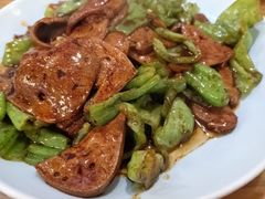青椒猪肝-双塔老饭店