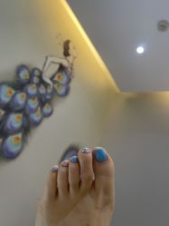 -孔雀手美甲美睫护理