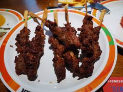 炸羊肉串-比格比萨自助(花园路店)