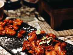 雪花糖醋里脊-绿茶餐厅(松江万达店)