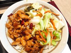 宫保鸡丁盖饭-永和大王(蛙嫩紫苏香·军博店)