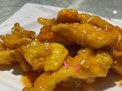 锅包肉-华盛园卷子王农家菜水库鱼