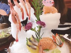 三文鱼拼甜虾-简家·海鲜盛宴(下沙店)