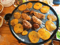 蒜香鸡翅中-胖记烤肉(江汉路店)