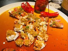 金蒜粉丝蒸波士顿-甄御•海鲜新青岛菜(麦岛店)