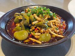 折耳根拌胡豆-铜小馆(1891时光道店)