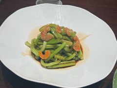 金钩虾干拌章丘鲍芹-明湖楼·经典鲁菜山东海鲜(大明湖店)