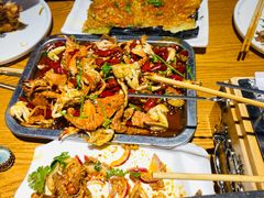 辣炒花盖蟹-喝丢一只鞋海鲜烧烤·海肠捞饭(市场店)