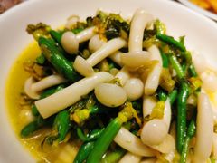 鲜菌黄瓜花-丁记盐蘸牛肉·新杭菜(河东路店)