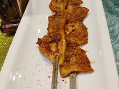烤羊肚串-巴扎美食·新疆菜·西域歌舞表演餐厅(新疆大厦店)