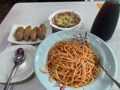 茄汁培根意面-蘑菇餐厅(小火瓦巷店)