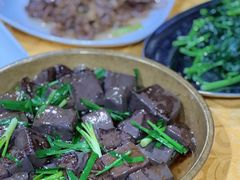 韭菜猪红-长坦新鲜猪什夜宵广场