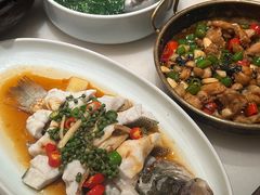 鲜花椒葱油鲈鱼-客语客家菜(华发商都店)