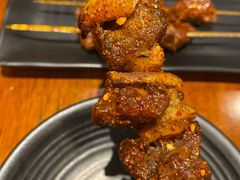 雪花牦牛肉串-麒麟风烤牛肉·云南烧烤小排档(丹凤街店)
