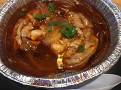 烤脑花-路边摊小炉子烧烤