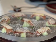 三年金钱火腿配大理手撕乳扇-泓0871臻选云南菜·味庄