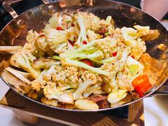 香锅花菜-绿茶餐厅(二七万达店)