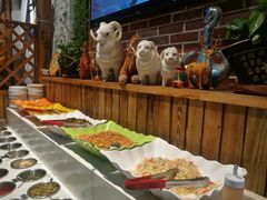 自助取餐区-草原塞蛮羊火锅城(港湾店)