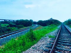 -乌龙涧铁道铁轨景