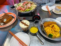 咖喱鸡排滑蛋饭-星财记香港冰室·茶餐厅(仓山万达店)