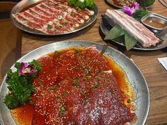 -明洞阿姨·韩式酱蟹烤肉·创意料理(三元桥店)